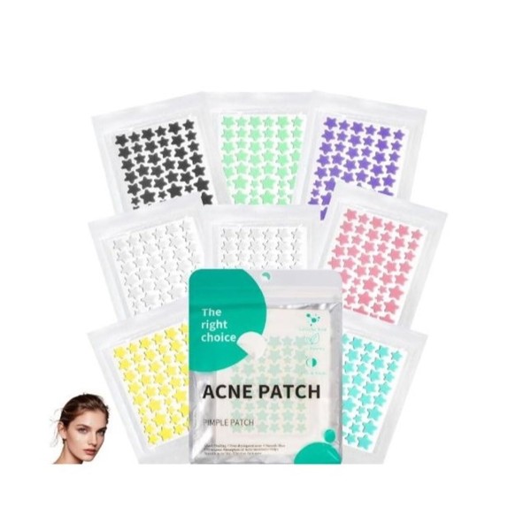 Pimple Stars, Pack of 408 - Pimple Patch Hydrocolloid 2-in-1