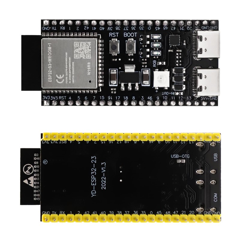 ESP32-S3 DevKitC-1 N16R8 Module, QIQIAZI ESP32 S3 WROOM-1-N16R8 Development Board