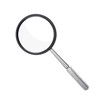 35X Metal Magnifier Handheld Double Optical Lenses Magnifying Glass Jewelry