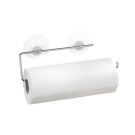 Wenko Static Loc 53130100 Kitchen Roll Holder Chrome-Plated metal, glossy silver