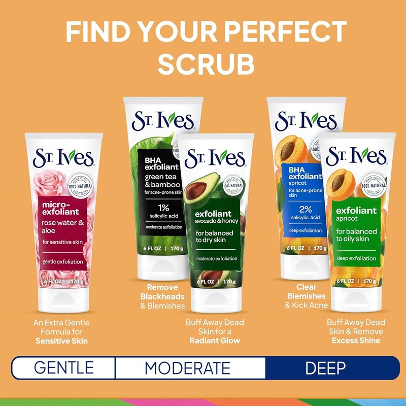 ST. Ives - , Exfoliante de albaricoque Fresh Skin, 6