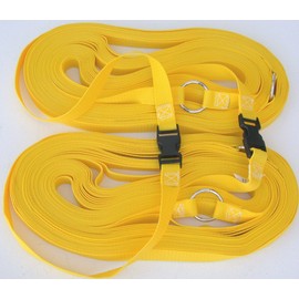 Home Court 1-inch Non-Adjustable 8-Meter Grass Setup Boundary - M817NAG (Yellow)