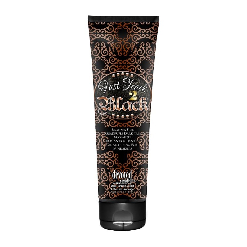 Devoted Creations Fast Track 2 Black Dark Tan Maximizer Tanning