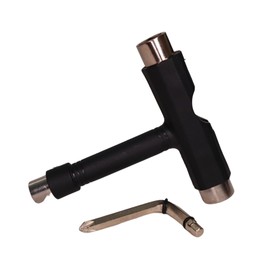 Galaxy Skates All-in-One Skate Tool – Multi-Function T or Y Style for Roller Skates, Inline Skates, Skateboards & Longboards – Portable Skate Wrench for Bearings & Wheels (T-Tool)