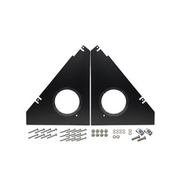 UTV Stereo Polaris Ranger 1500 Front Overhead Speaker Adapters - Pair of 6.5” Speaker Mounts, Max 2.38” Depth