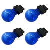 4-Pack Blue 3157 Bright Light Bulbs Car Auto Signal Turn
