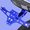 DIMITU Aluminum Motorcycle Rear License Plate Holder Adjustable License Plate