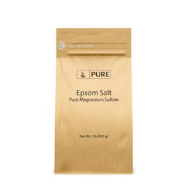 Pure Original Ingredients Epsom Salt Pure Magnesium Sulfate, Food Grade, Soaking Solution (2 Pound)