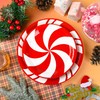 AimFun - 50 platos de papel de Navidad, platos de