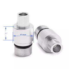 Tarazon For Harley 41mm Fork Tube 1" Extensions Touring Road Glide 1998-2001 Tour Glide