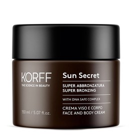 Korff Korff Sun Secret Super Tanning Sun Cream for Face and Body Tanning Formula DNA Safe Complex Soft Texture 150ml - 220g