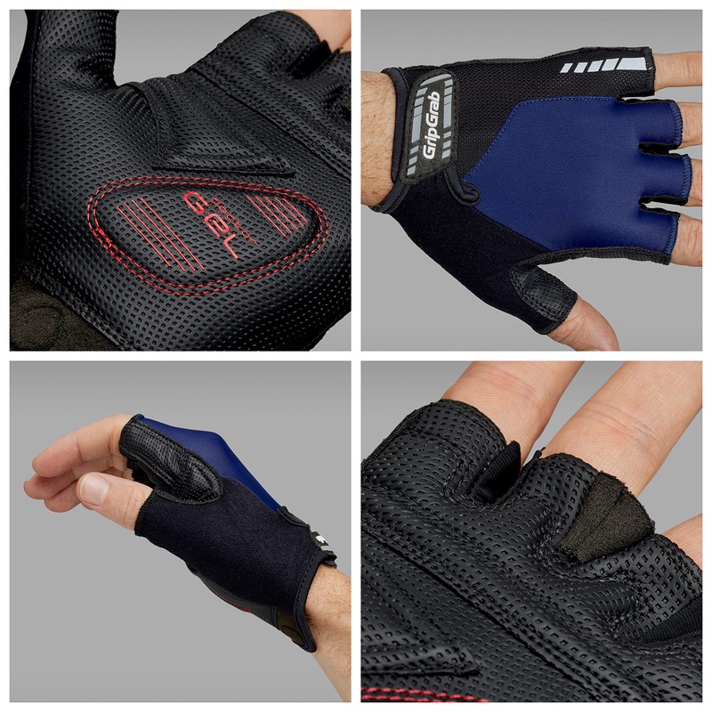 GripGrab ProGel 4 mm DoctorGel Padding Fingerless Gloves Bicycle Summer