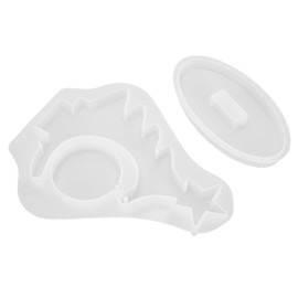 TOPINCN Molde Artesanal de Silicona para Decoración de Mesa, Marco de Fotos, árbol de Resina para Ho Decorado, Molde Tridimensional, Molde de Silicona Decorativo