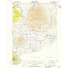YellowMaps Litchfield CA topo map, 1:62500 Scale, 15 X 15 Minute, Historical, 1954, Updated 1955, 20.8 x 16.6 in - Paper