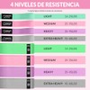EDECOR Kit de 8 Bandas de Resistencia, Bandas Elásticas Fitness,