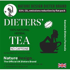 Dieters Tea - Dieters Drink 30 Bags tummy friendly Teatox laxative