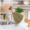 ULTECHNOVO 3pcs Small Desktop Broom Manual Short Handle Whisk Brush