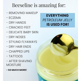 Beeseline- Original - Una alternativa 100% natural e hipoalergénica a la vaselina - Labios, manos, bebés, maquillaje