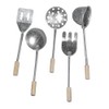 Rayher 8625600 Metal/Wooden Kitchen Utensils 8 cm Pack of 5