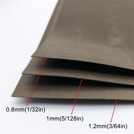 YGQ 3 Stück Kork-Gummi-Dichtungsmaterial Dichtungspapier Dichtpapier, Papierbogen für Benzin, Diesel, Öl, kleine Motoren, DIY-Umbau, Versiegelung