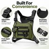 Tactical Chest Bag for Men, Water-Resistant Crossbody Sling Backpack with