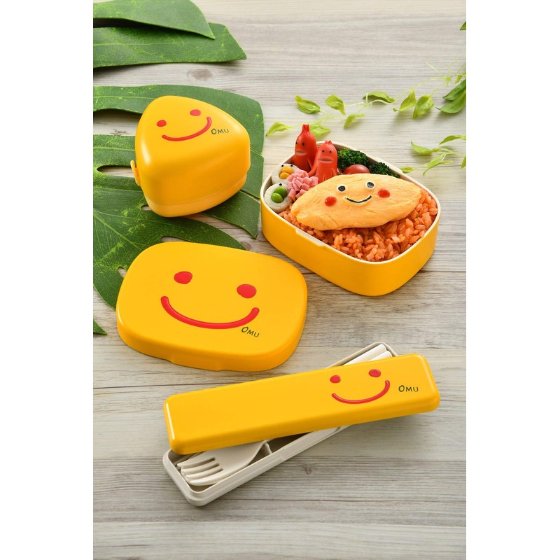 Tatsumiya Cutlery Trio Set, Chippu (Yellow), OMU SMILE, Made in