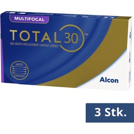 TOTAL30 Multifocal lenti a contatto mensili | 3 lenti | BC 8.4 mm | DIA 14.2 mm | ADD LOW | +02.25 diottrie