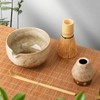 EOIMS Japanese Matcha Tea Set, Ceramic Bowl with Pourer, Includes