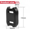 Fippeddly 2 Pcs Snowblower Skid Plates Skid Shoe 76153-v41-000, for