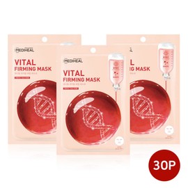 Mediheal Vital Firming Mask Pack / Elasticity & Vitality, 3 Sets, 10 Sheets / 메디힐 바이탈 퍼밍 마스크팩 /탄력 활력, 3세트, 10매입