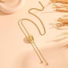 Western Cowgirl Hat Necklace for Women Gold Silver Dainty Bolo