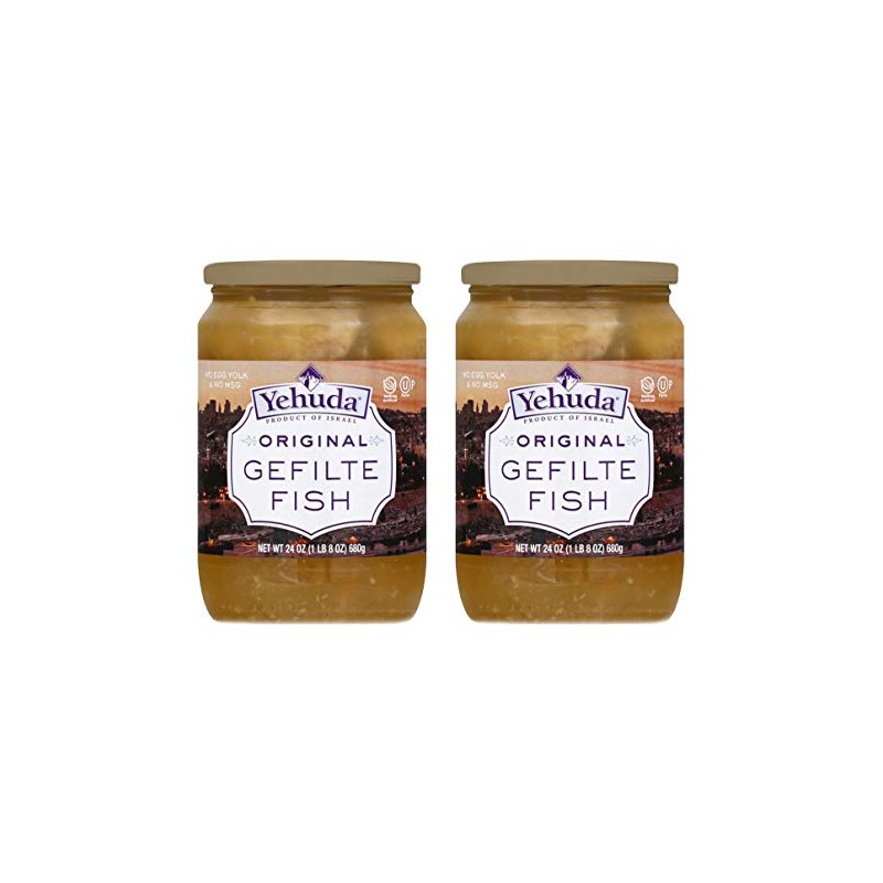 Yehuda Gefilte Fish, Original, 24 oz (2 Pack) | Traditional