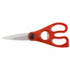 Savannah SAV-0621 Utility Stainless Steel Kitchen Scissors Red