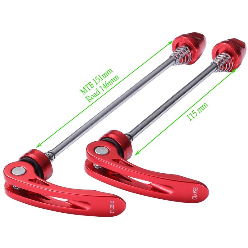 wilefive Bike Skewers Ultralight Quick Release Skewers for MTB Front