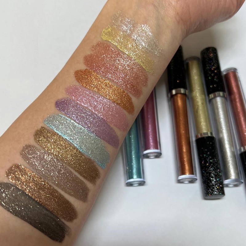 ONarisae Eyeshadow liquid Glitter Long Lasting Pigments Metals Gloss Shimmer