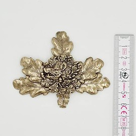 GTK Offer Oak Leaves Cover Sheet with Wedge Head Decoration for Wedger Gewaff Trophies 2 Pieces Large