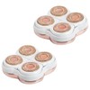 Women Legs Replacement Heads for Flawless Legs Shaver, 2 Pack