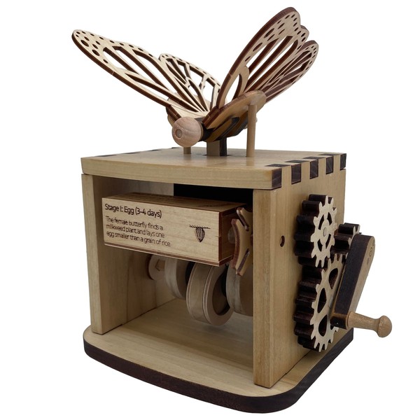 ABONG 3D Wood Craft Mechanical Butterfly Model | 73 Pieces