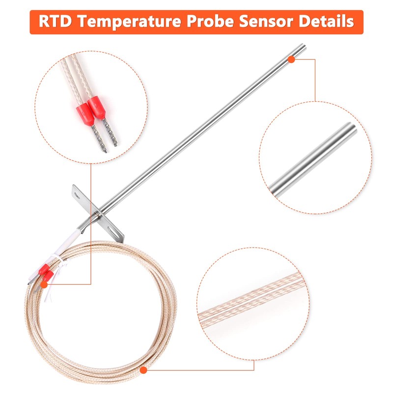 RTD Temperature Probe Sensor Grill Replacement Parts for Traeger Digital
