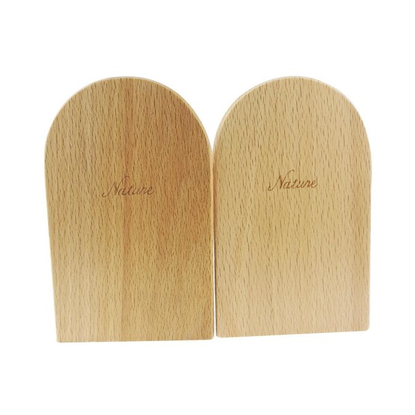 Winterworm Simple Wood Japanese Style Nature Beech Wood Book Stand