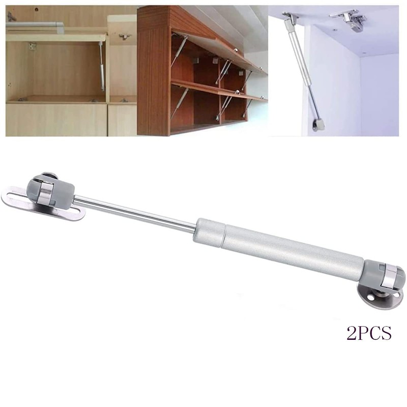 2 Pack 20N/4.4 lb Hydraulic Support Cabinet Hinge,Lift Support, Soft