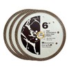 6" High Performance Diamond Saw Blades for Granite, Quartz, and