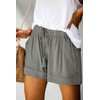 Wielsscca Womens Drawstring Shorts Trendy Summer Elastic Waist Cute Casual