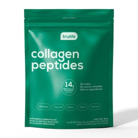 TRULIFE | Collagen Peptides | 1 Solo Ingrediente, Sin Sabor ni Azúcar | 450g (30 porciones)