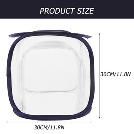 ULTECHNOVO Butterfly Habitat Cage Terrarium Pop-up Cage with Zipper Protection Butterfly Mesh Net Cage 12 Inches