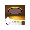 15 Inch Flush Mount Ceiling Light with Night Light, 36W