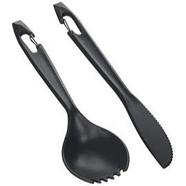 GSI OUTDOORS PIRANHA CUTLERY SET (GREY)