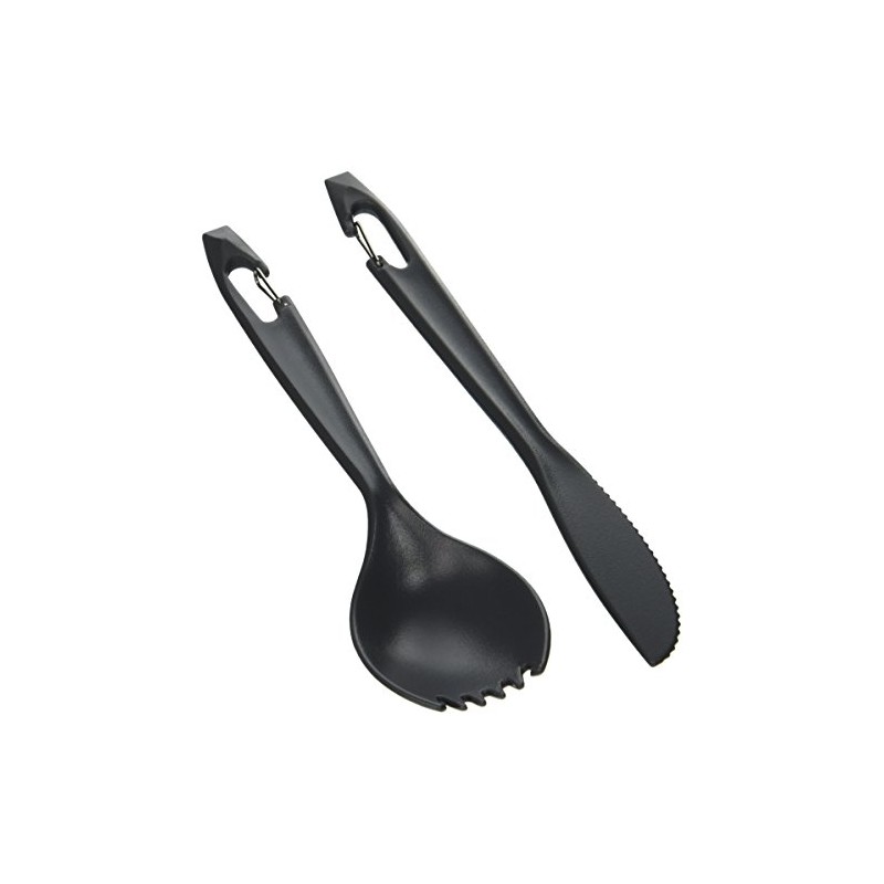 GSI OUTDOORS PIRANHA CUTLERY SET (GREY)