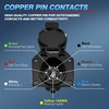 MICTUNING 7 Way Trailer Plug Socket Extension Cable 7 Blade