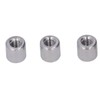 50Pcs Coupling Nut Round M4 Stainless Steel Rod Connector Nut